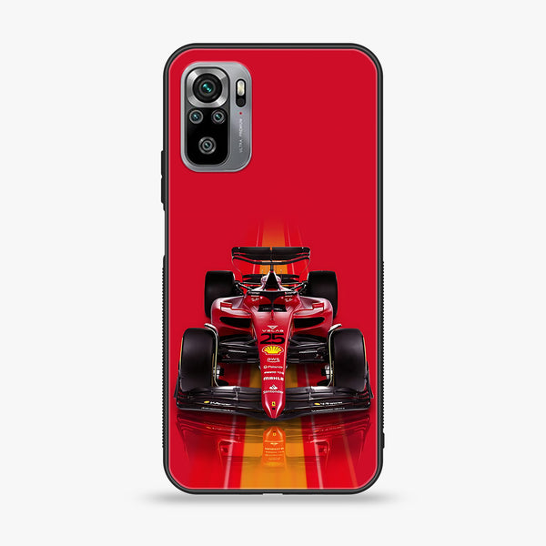 Xiaomi Redmi Note 10S- Formula 1 Design Series - Premium Printed Glass soft Bumper shock Proof Case