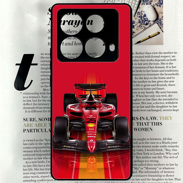 Infinix Note 40 4G - Formula 1 Design Series - Premium Printed Glass soft Bumper shock Proof Case