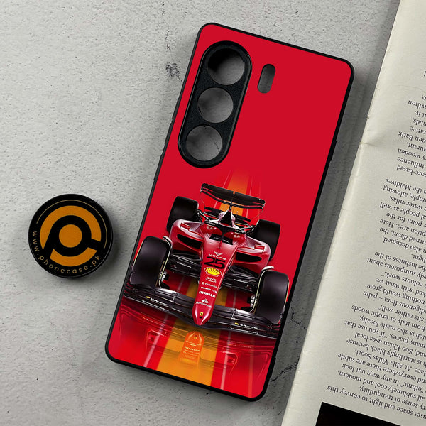 Tecno Camon 40 - Formula 1 Design Series - Premium Metal Printed Soft Bumper Shockproof Case