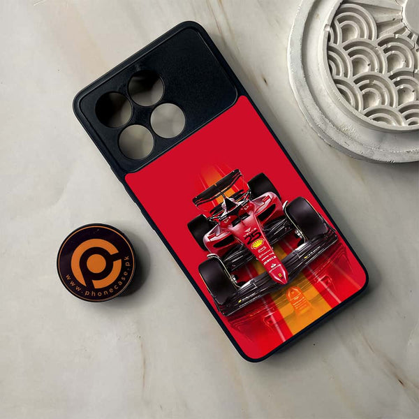 Xiaomi Poco F6 Pro - Formula 1 Design Series - Premium Metal Printed soft Bumper shock Proof Case