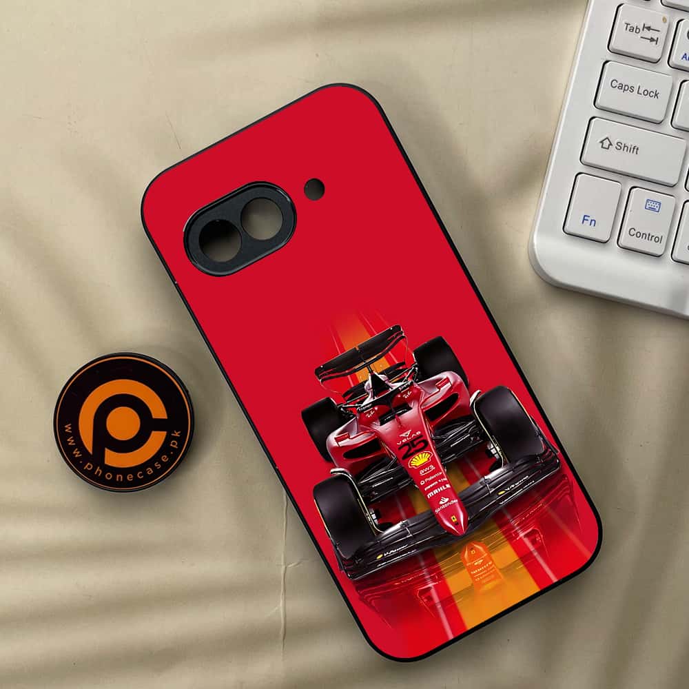 Google Pixel 9a - Formula 1 Design Series - Premium Metal Printed soft Bumper Shock Proof Case