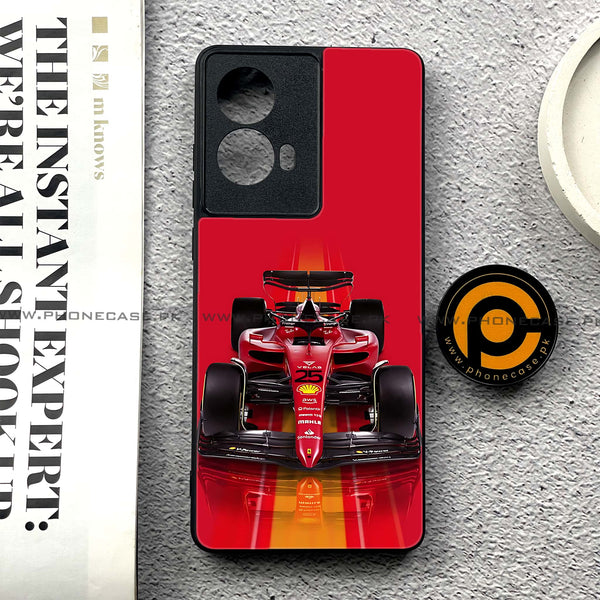 Moto G85 - Formula 1 Design - Premium Printed Glass soft Bumper shock Proof Case