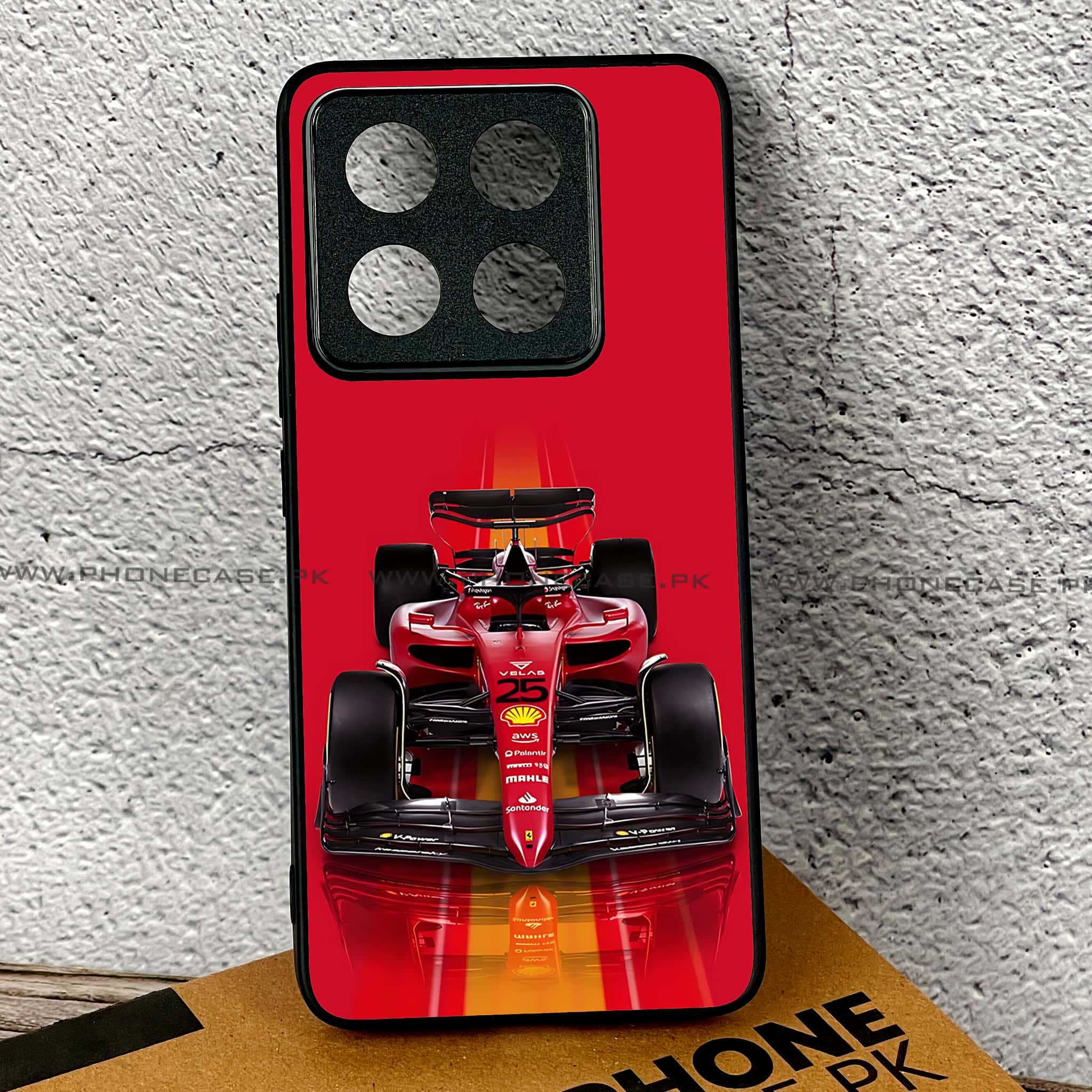 Xiaomi 14T - Formula 1 Design Series 2.0 - Premium Printed Glass soft Bumper shock Proof Case