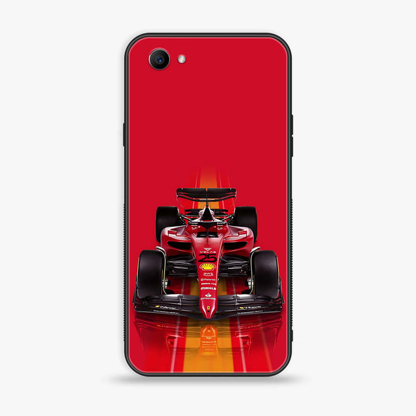 Oppo F7 Youth - Formula 1 Design Series - Premium Printed Glass soft Bumper shock Proof Case