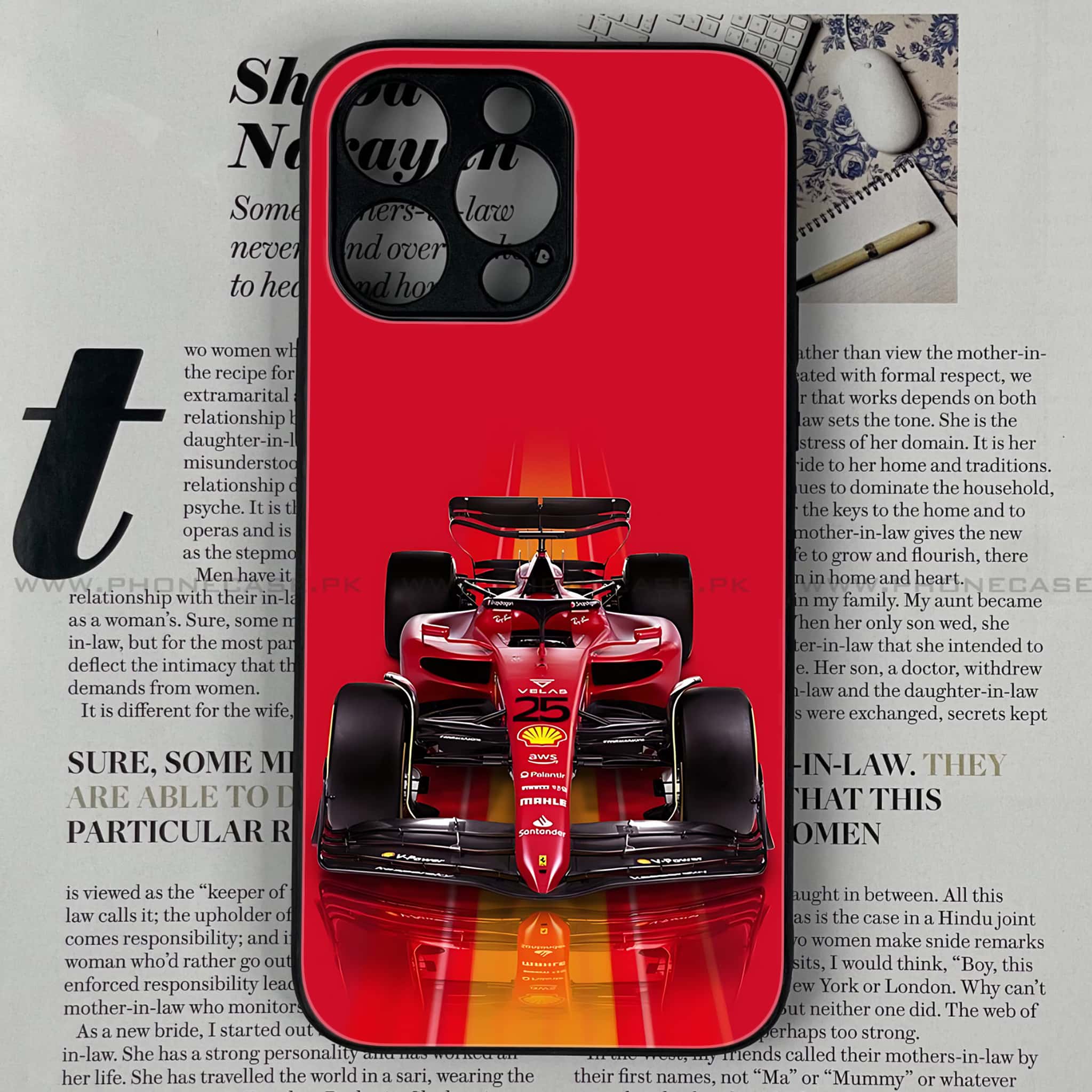 iPhone 14 Pro Max - Formula 1 Design Series - Premium Metal Printed soft Bumper shock Proof Case