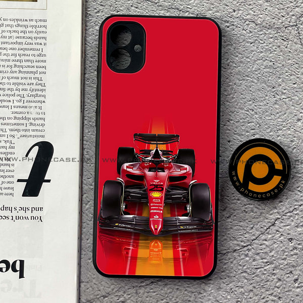 Samsung Galaxy A04e - Formula 1 Design - Premium Printed Glass soft Bumper shock Proof Case