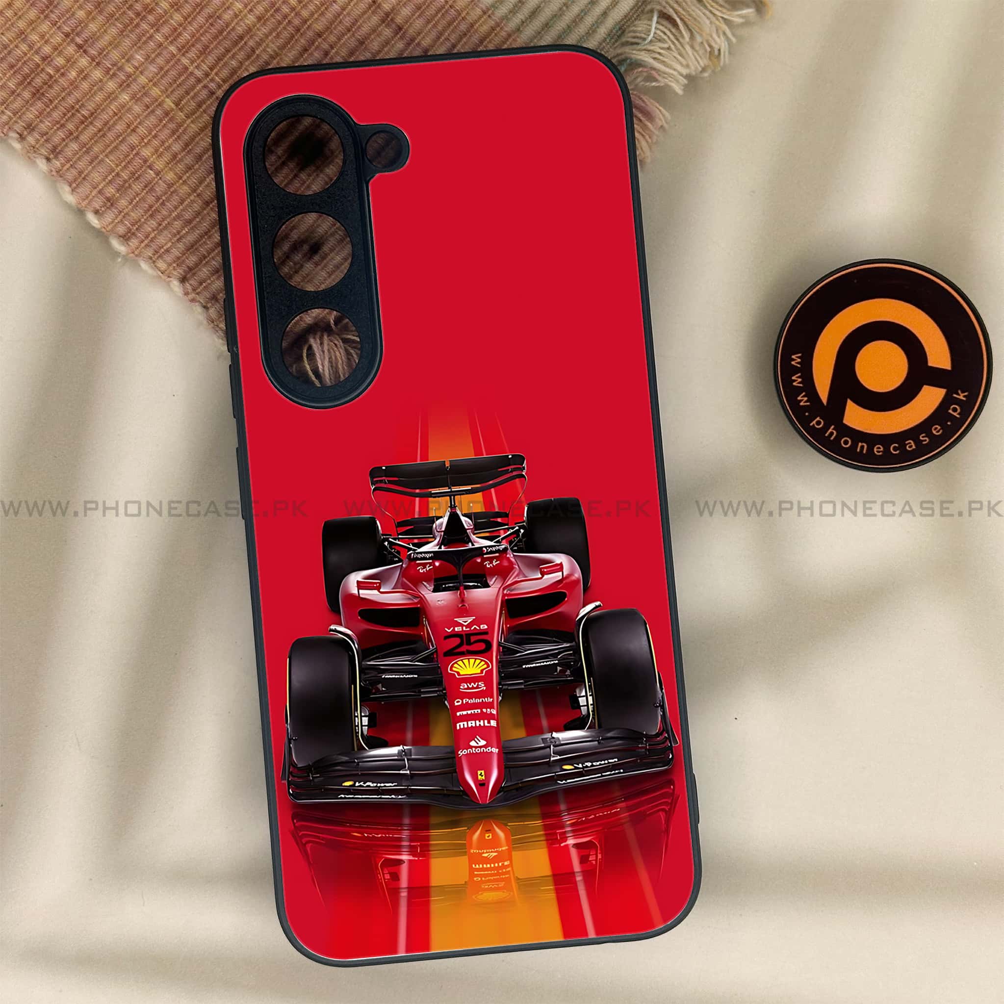 Tecno Spark 40 Pro - Formula 1 Design Series - Premium Metal Printed soft Bumper shock Proof Case