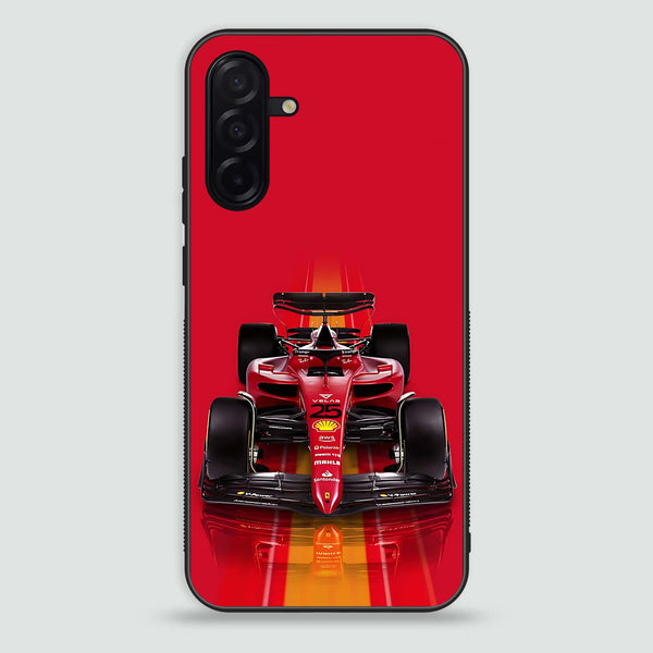 Samsung Galaxy A26 -   Formula 1 Design- Premium Printed Glass soft Bumper shock Proof Case