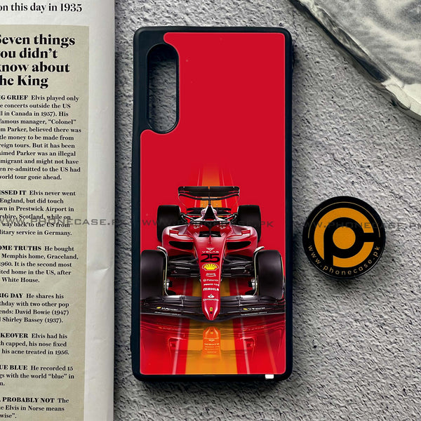 LG Velvet - Formula 1 Design - Premium Printed Glass soft Bumper shock Proof Case