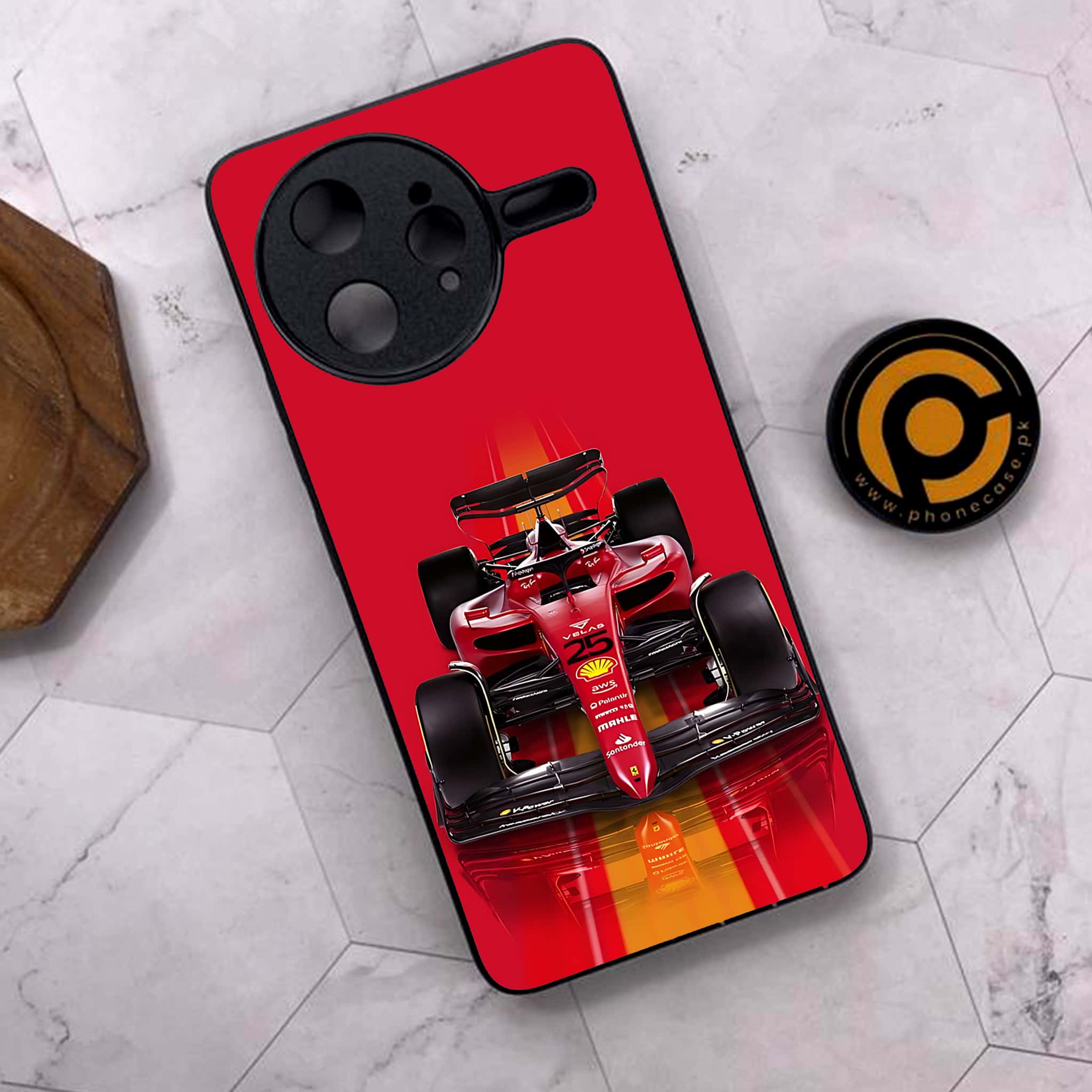 Xiaomi Poco F7 Ultra 5G - Formula 1 Design Series - Premium Metal Printed soft Bumper shock Proof Case