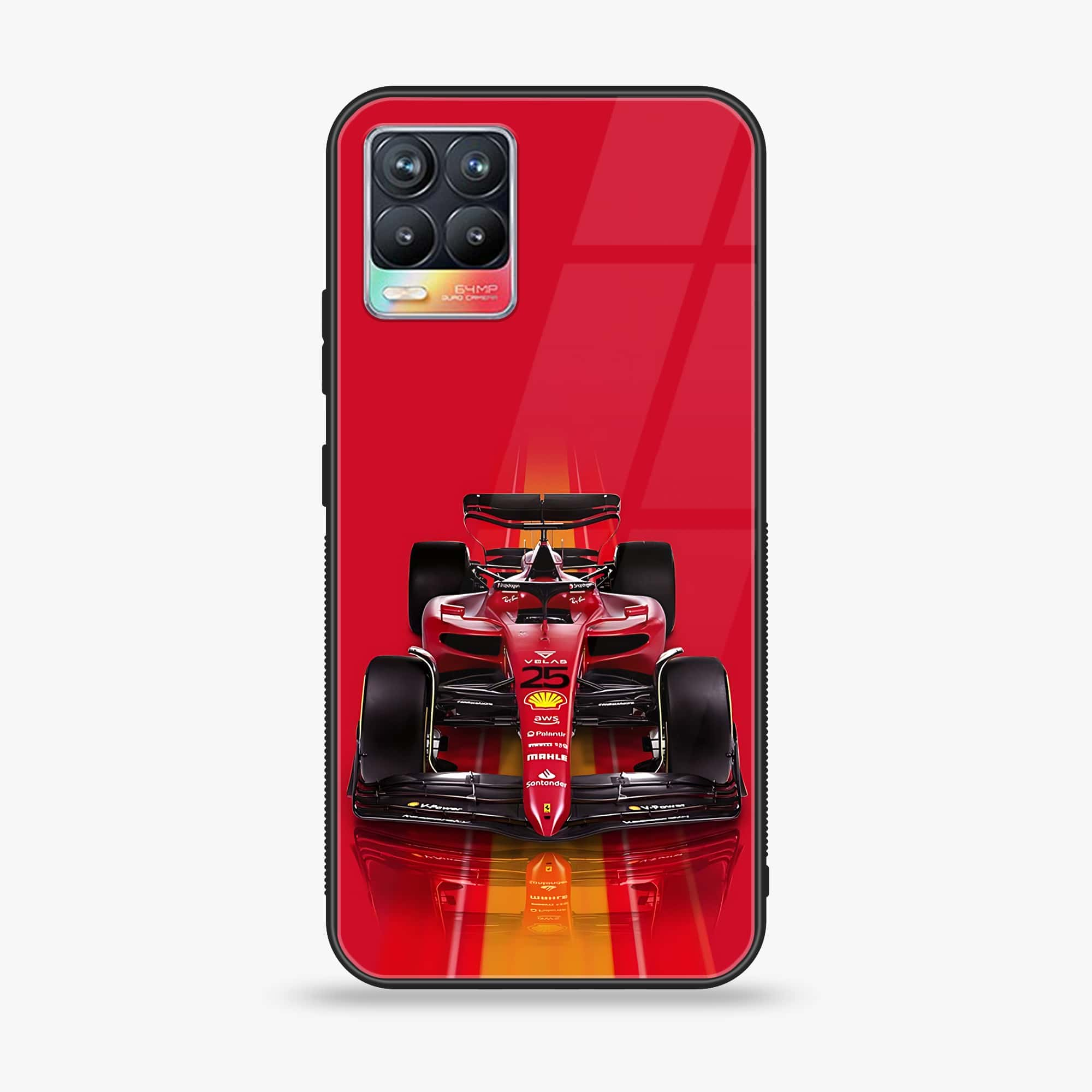 Realme 8 Pro - Formula 1 Design Series - Premium Printed Glass soft Bumper shock Proof Case