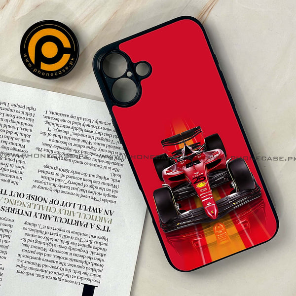 iPhone 16 Plus - Formula 1 Design - Premium Printed Glass soft Bumper shock Proof Case