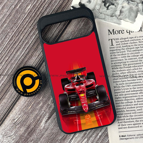 Google Pixel 9- Formula 1 Design Series - Premium Printed Glass soft Bumper shock Proof Case