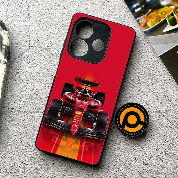 Oppo A5 Pro - Formula 1 Design - Premium Metal Printed soft Bumper shock Proof Case
