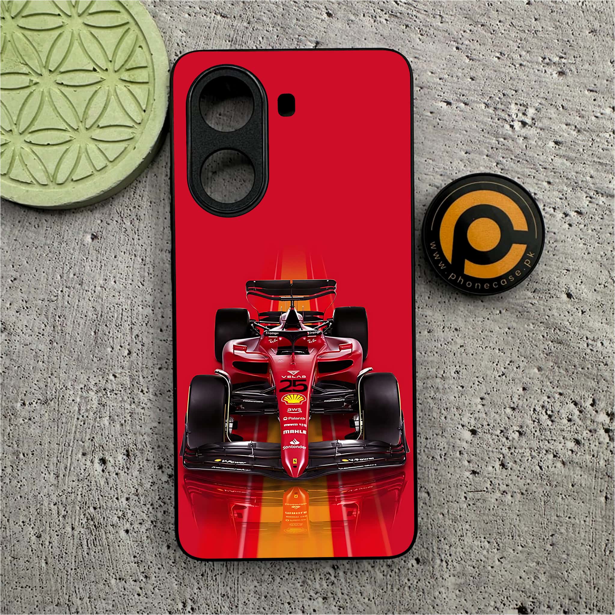 Xiaomi Poco X7 Pro 5G - Formula 1 Design Series - Premium Metal  Printed soft Bumper shock Proof Case