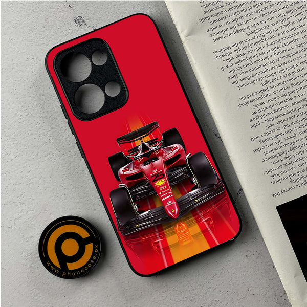 Oppo Reno 13 - Formula 1 Design Series - Premium Metal Printed Soft Bumper Shockproof Case