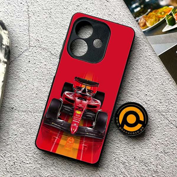 Oppo A5i - Formula 1 Design - Premium Metal Printed soft Bumper shock Proof Case