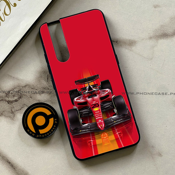 Vivo V15 Pro - Formula 1 Design - Premium Printed Glass soft Bumper shock Proof Case