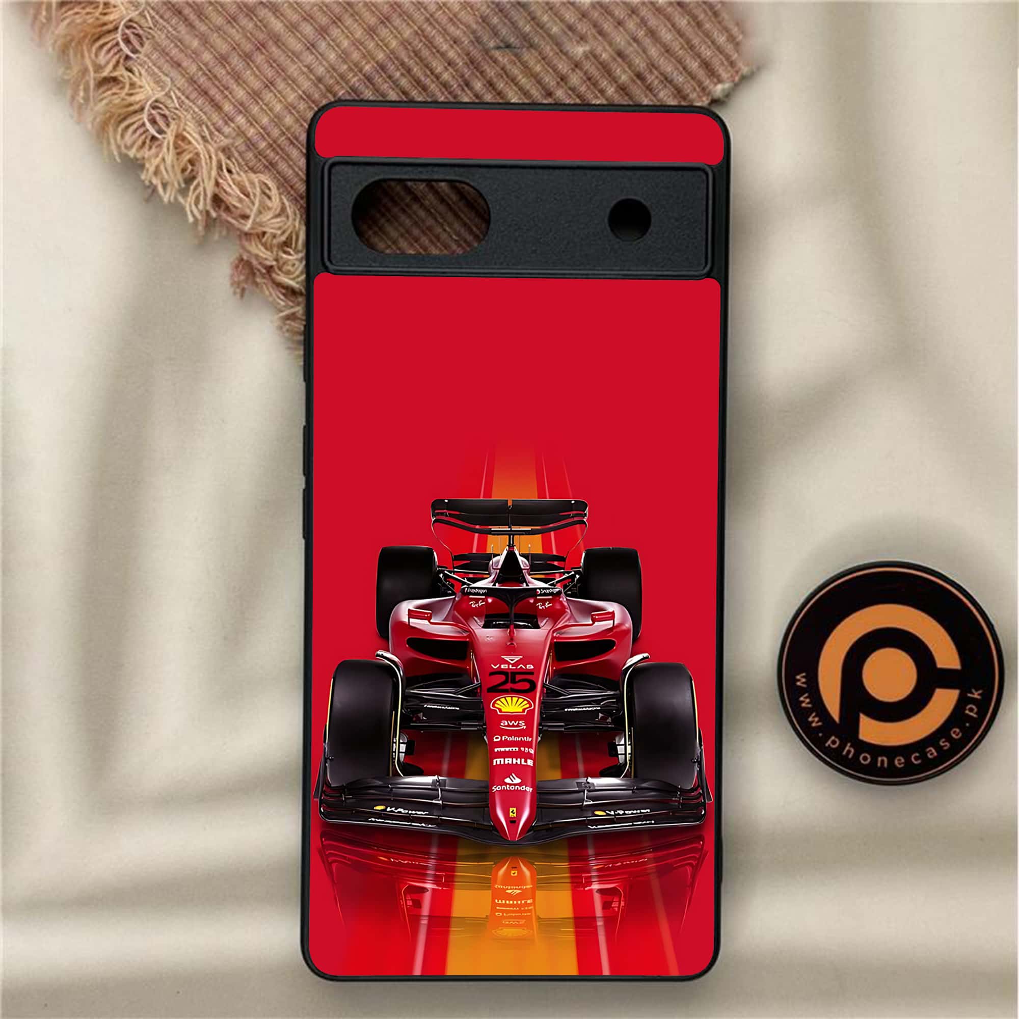 Google Pixel 6A - Formula 1 Design - Premium Metal Printed soft Bumper Shock Proof Case