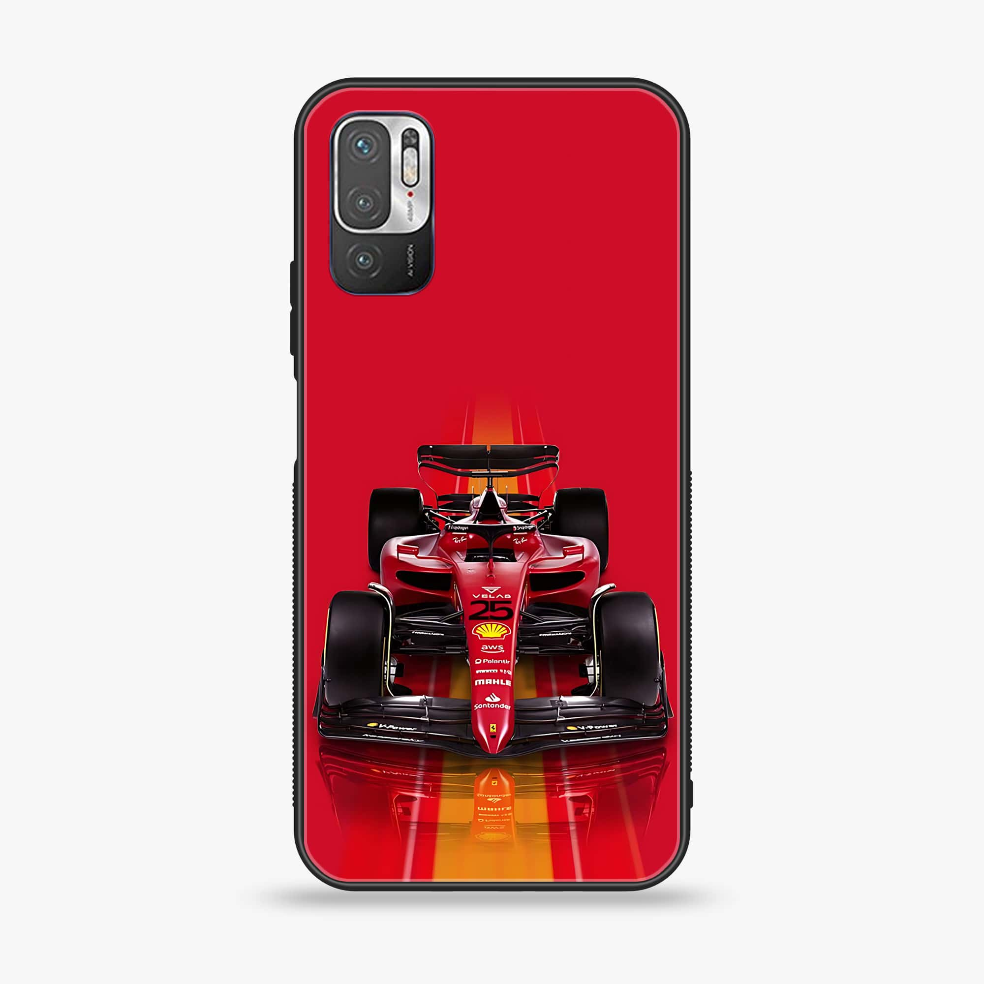 Xiaomi Redmi Note 10 5G - Formula 1 Design - Premium Printed Glass soft Bumper shock Proof Case