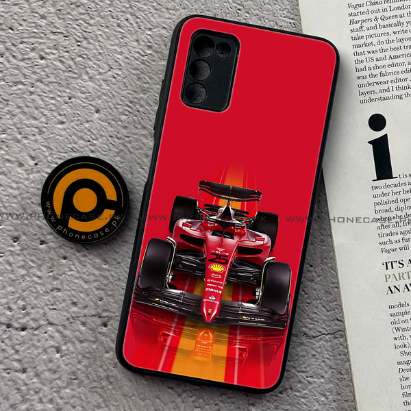 Samsung Galaxy A02s - Formula 1 Design Series - Premium Printed Metal soft Bumper shock Proof Case