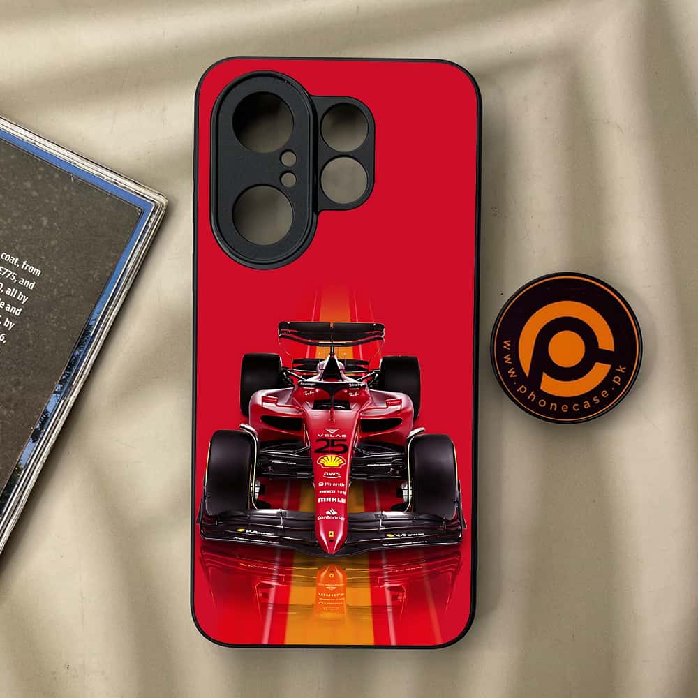 Vivo X200 FE - Formula 1 Design Series - Premium Metal Printed soft Bumper Shock Proof Case