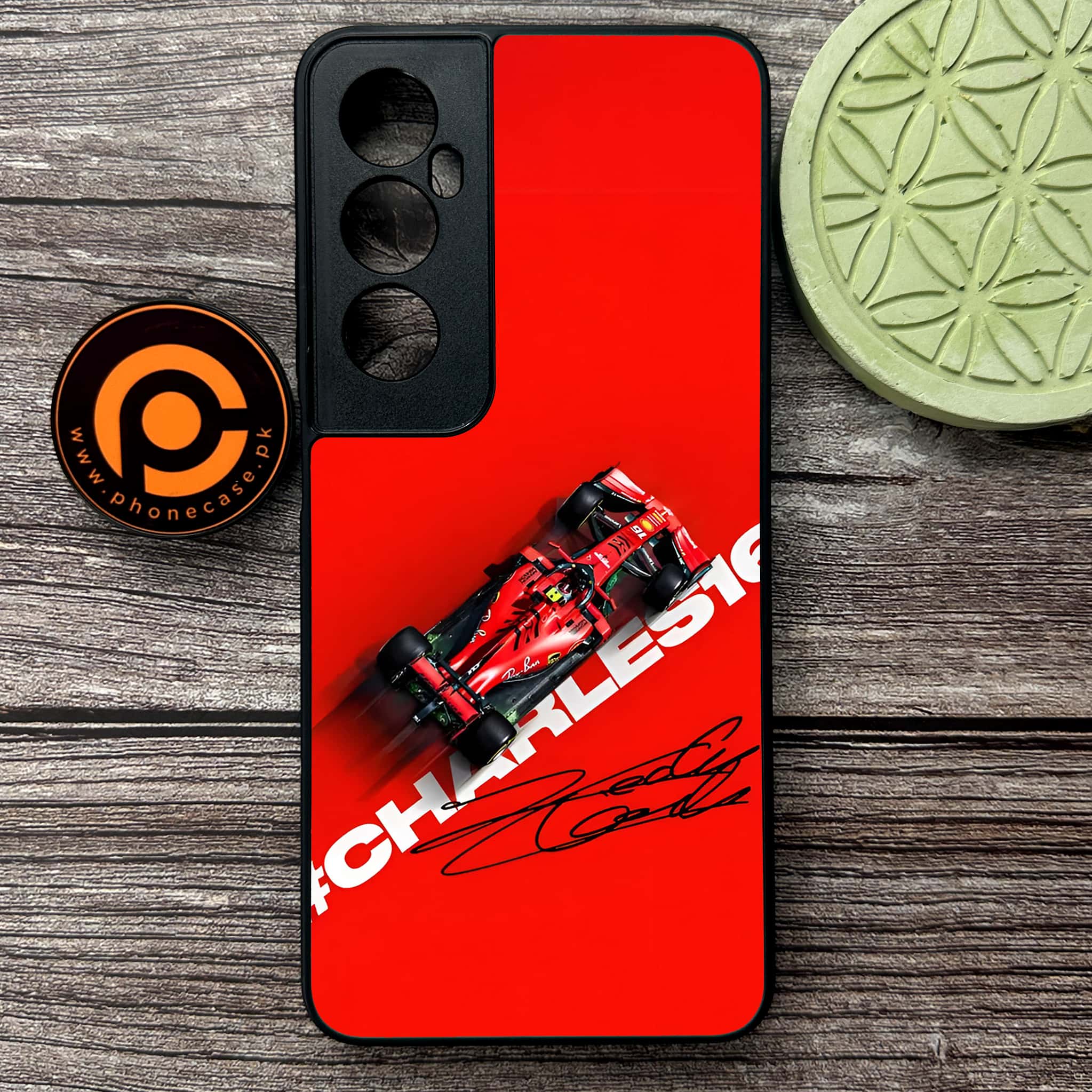 Realme C65  - Formula 1 Design Series - Premium Metal Printed soft Bumper shock Proof Case