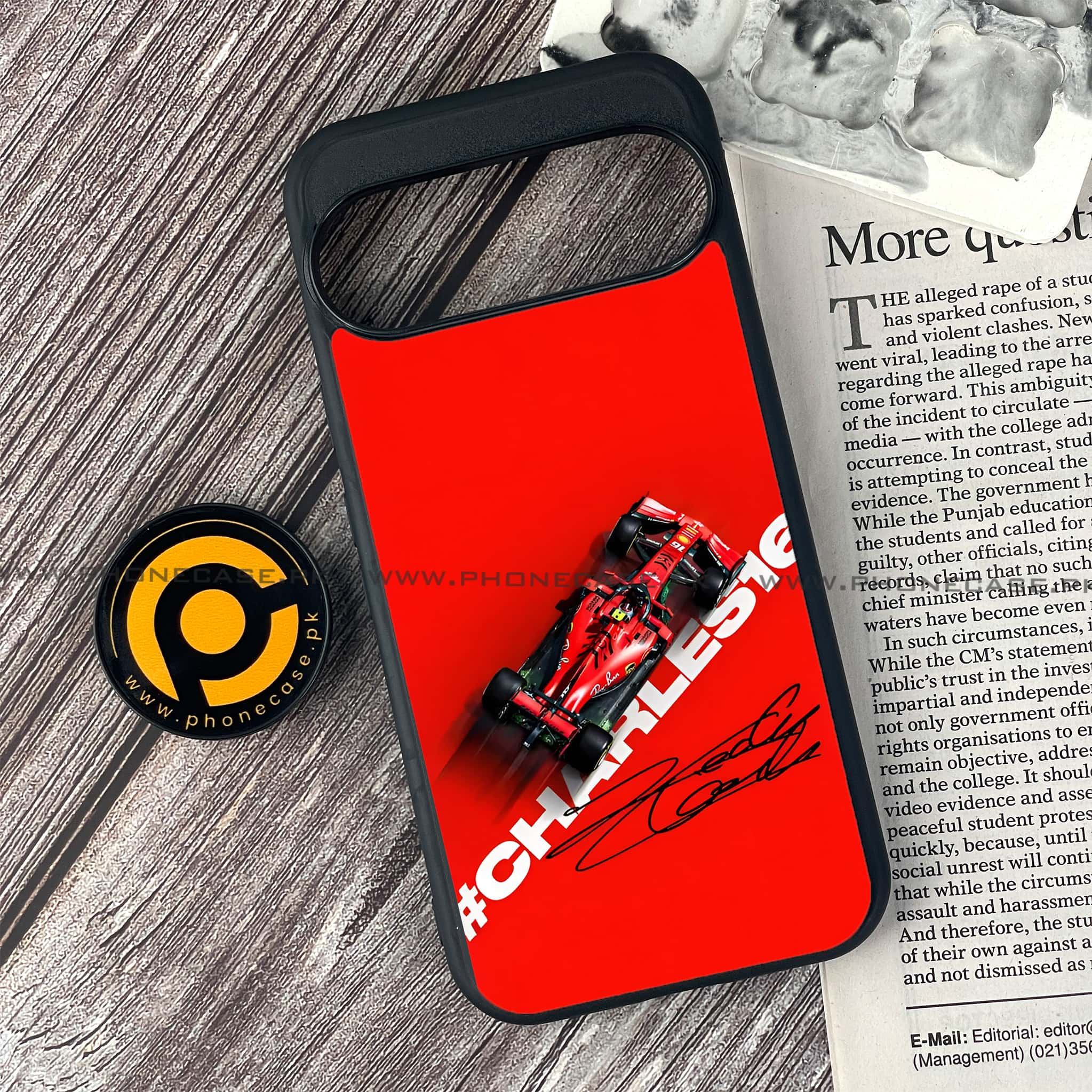 Google Pixel 9- Formula 1 Design Series - Premium Printed Glass soft Bumper shock Proof Case