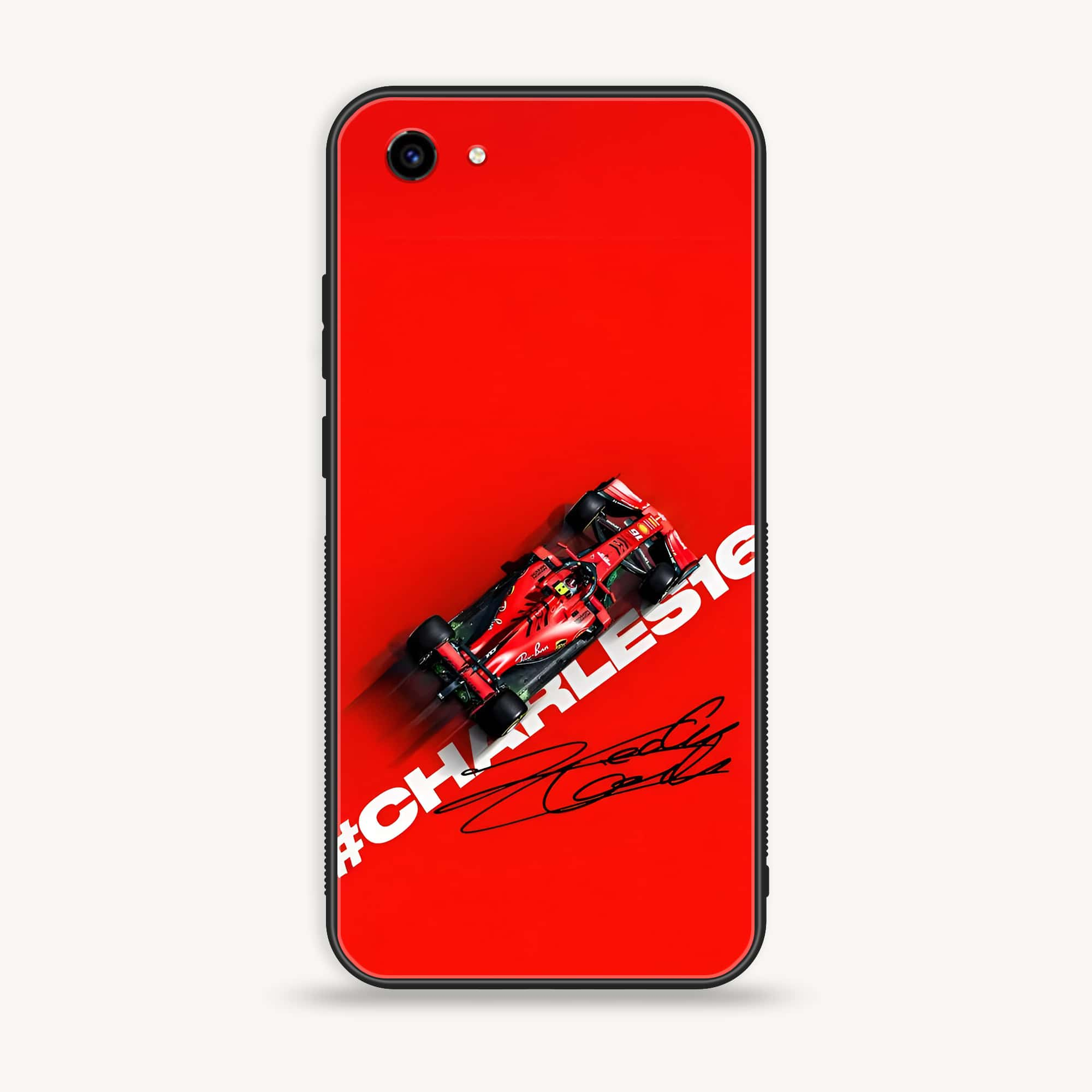 Vivo Y83 - Formula 1 Design Series - Premium Printed Glass soft Bumper shock Proof Case