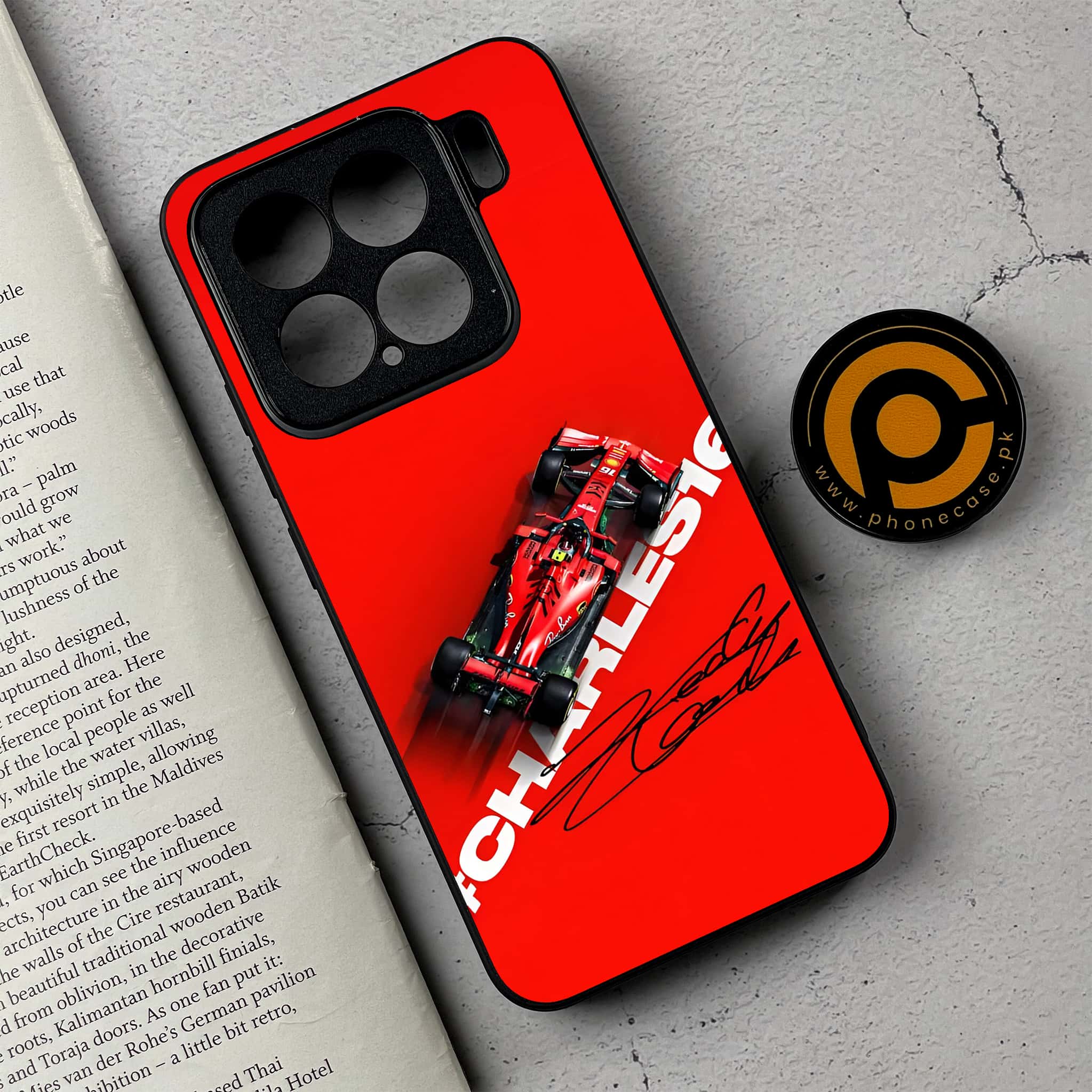 Xiaomi 15 - Formula 1 Design - Premium Metal Printed soft Bumper shock Proof Case