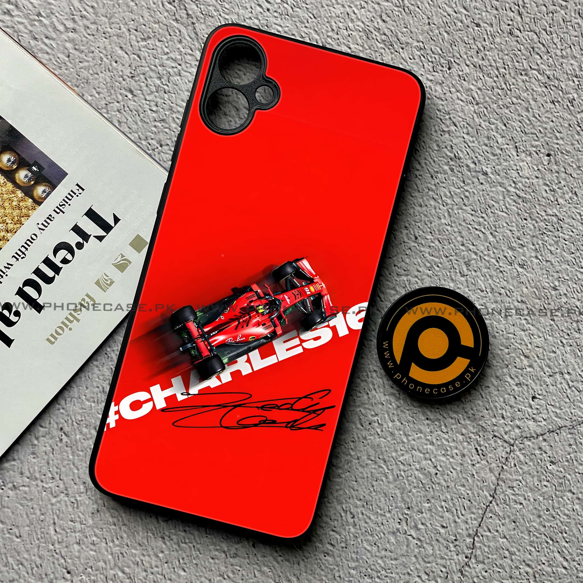 Samsung Galaxy A05 - Formula 1 Design Series - Premium Metal Printed soft Bumper shock Proof Case