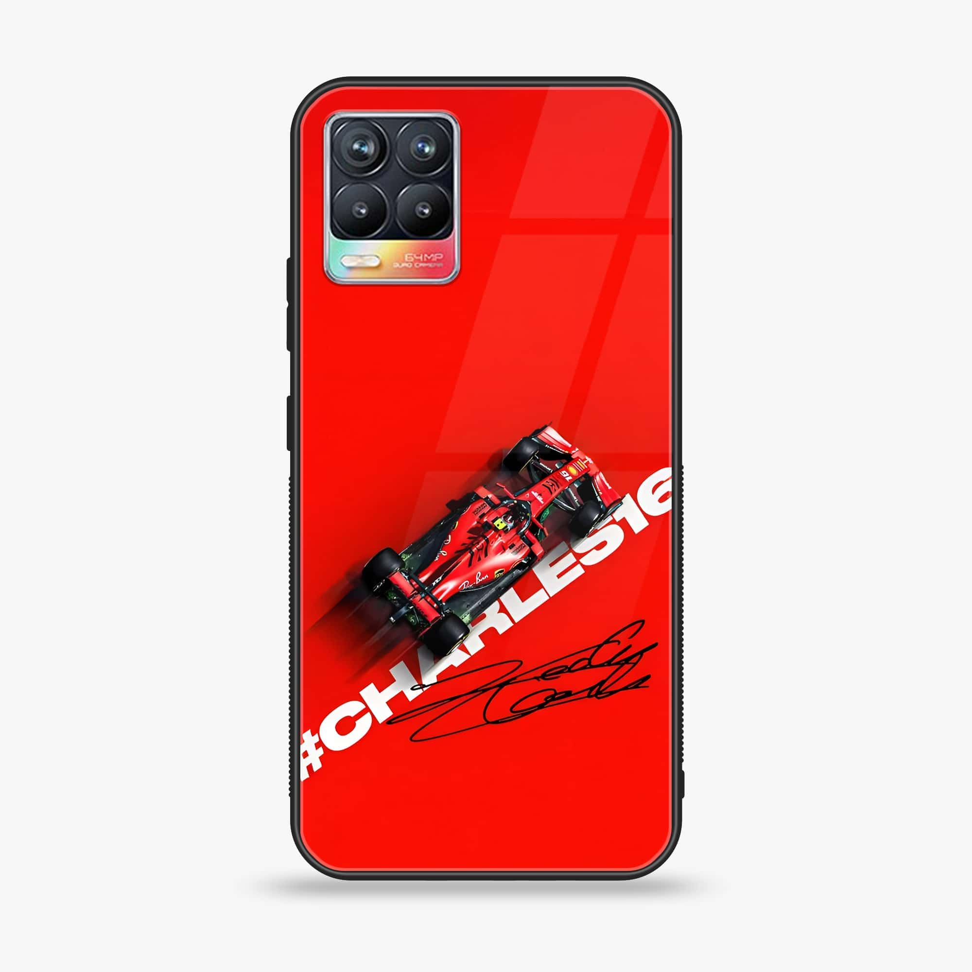 Realme 8 Pro - Formula 1 Design Series - Premium Printed Glass soft Bumper shock Proof Case