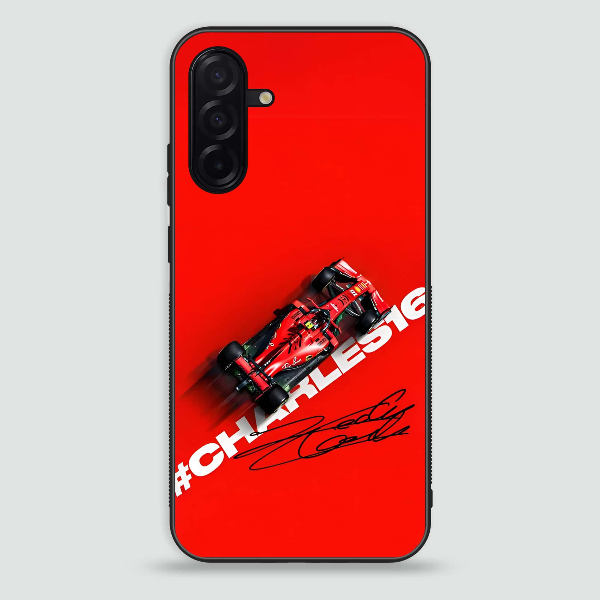Samsung Galaxy A26 -   Formula 1 Design- Premium Printed Glass soft Bumper shock Proof Case