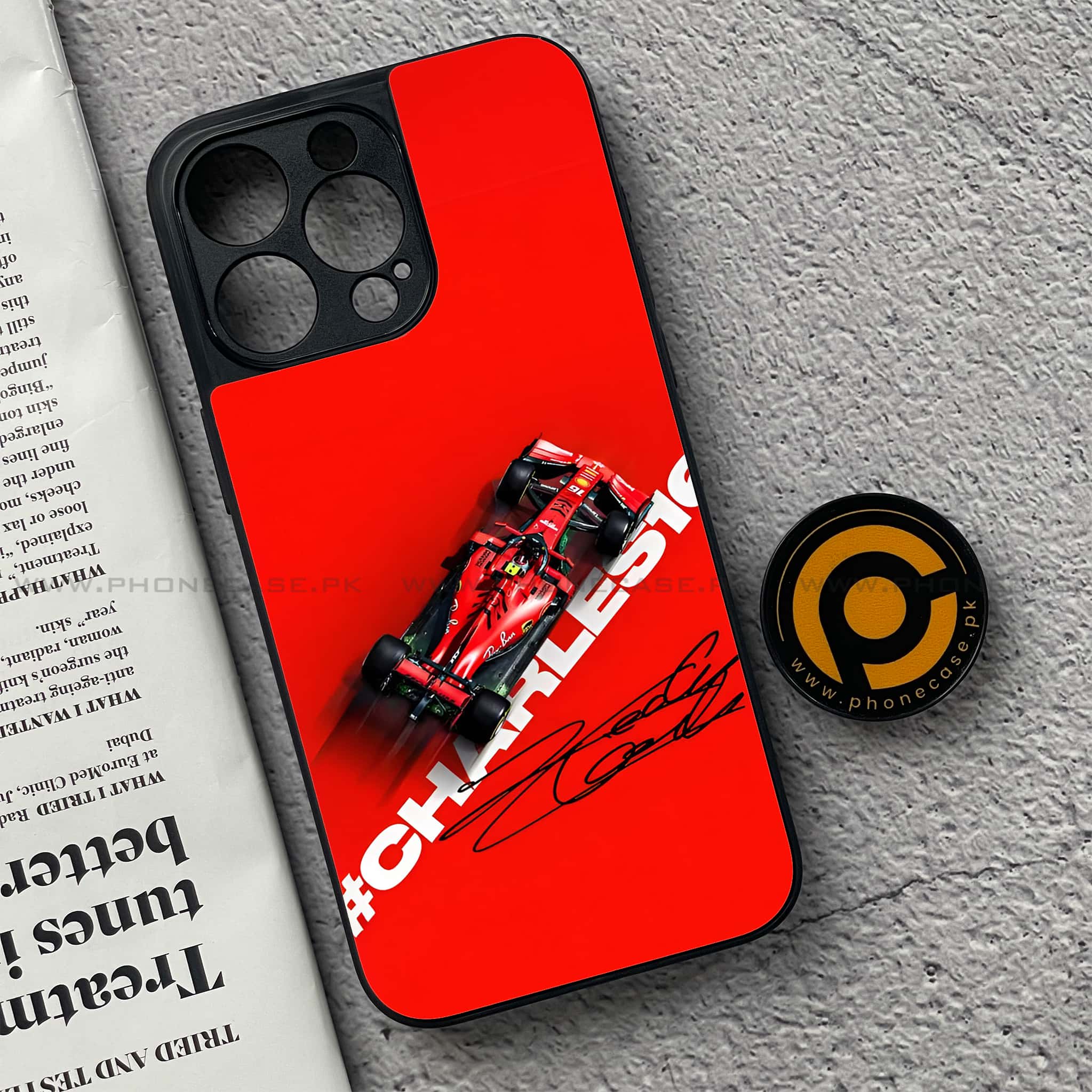iPhone 15 Pro - Formula 1 Design Series - Premium Metal Printed soft Bumper shock Proof Case