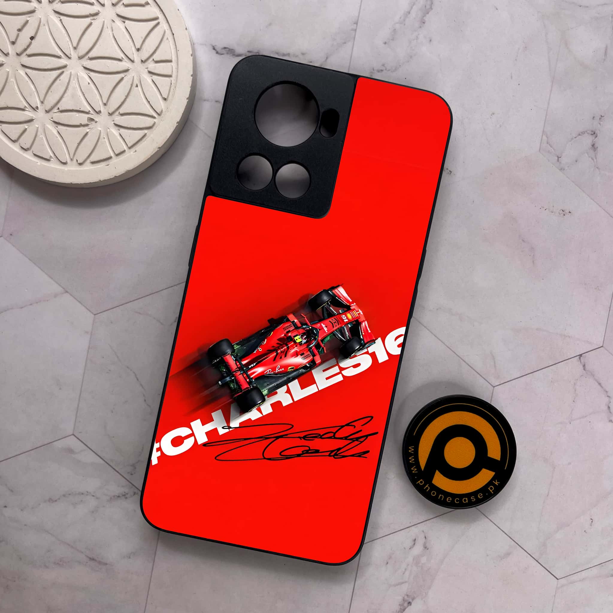OnePlus 10R - Formula 1 Design - Premium Metal Printed soft Bumper shock Proof Case