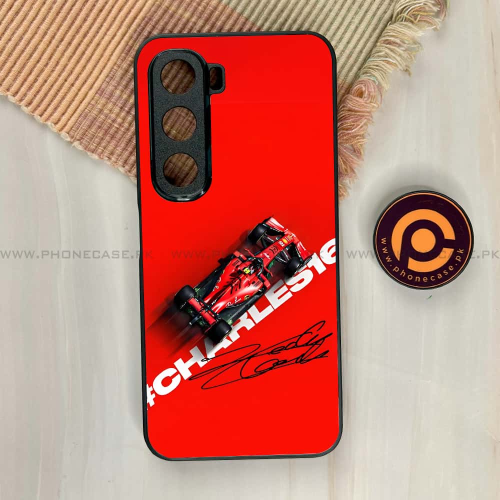 Infinix Hot 60i - Formula 1 Design Series - Premium Metal Printed soft Bumper shock Proof Case