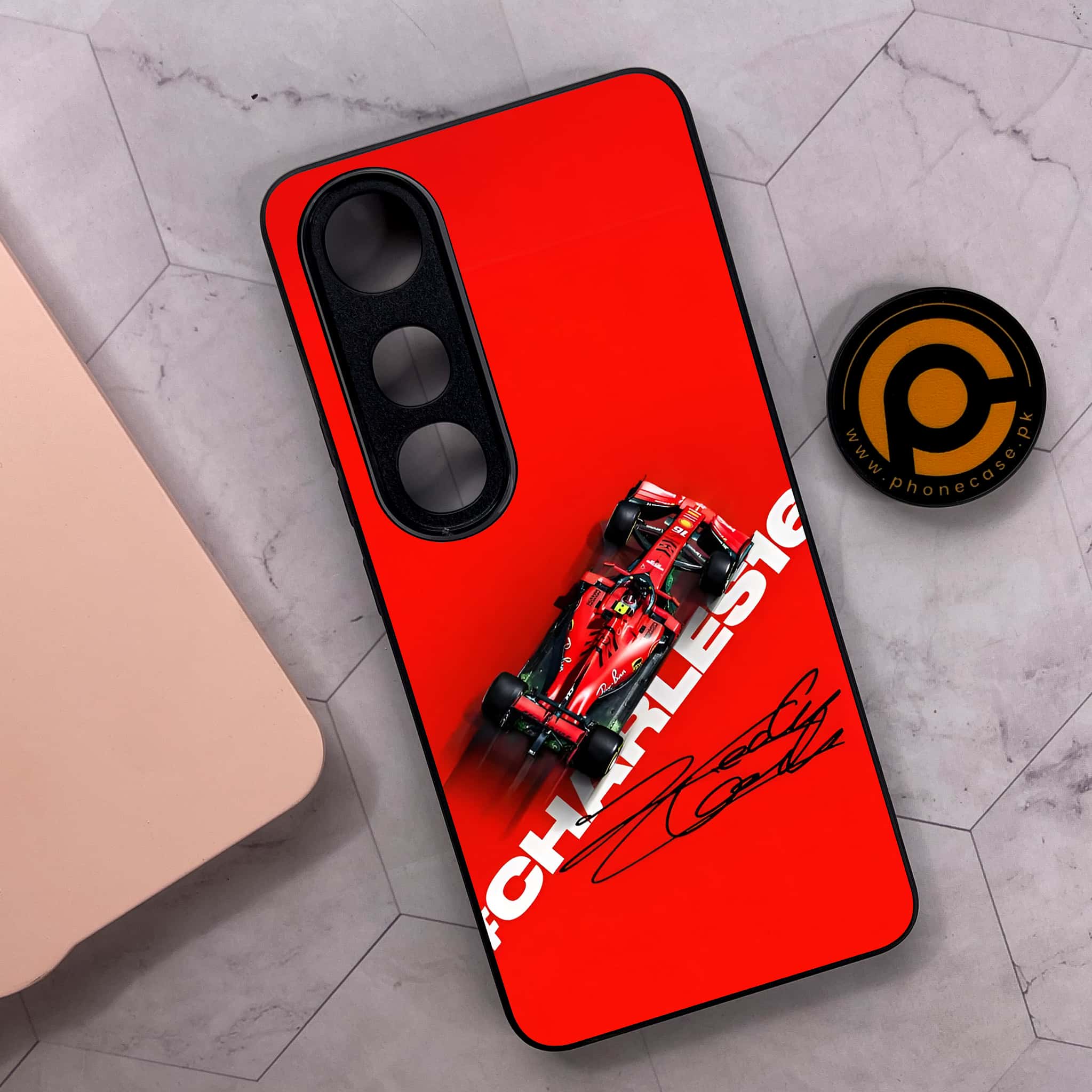 Vivo V50 Lite - Formula 1 Design Series - Premium Metal Printed soft Bumper shock Proof Case
