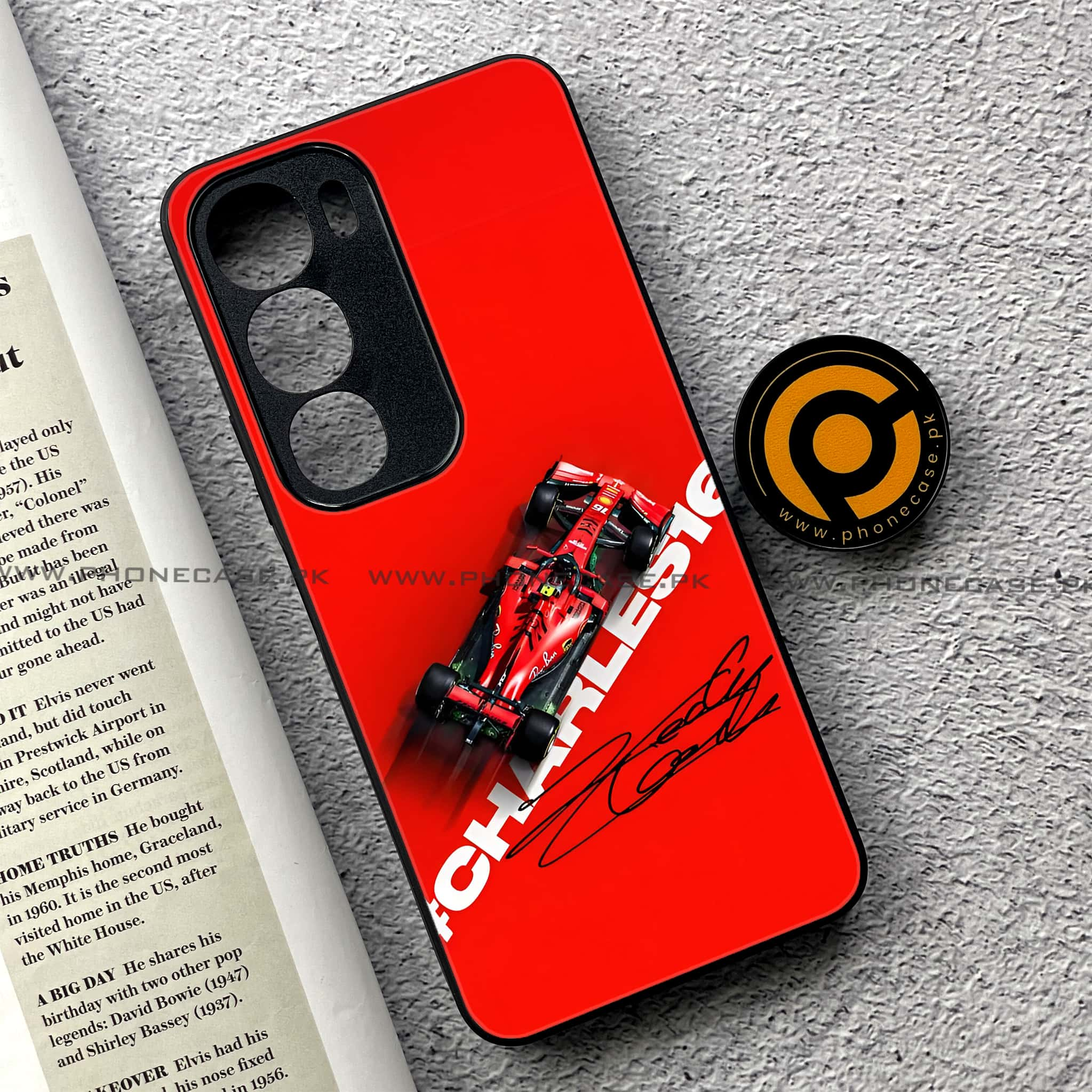 Vivo Y19s - Formula 1 Design - Premium Printed Glass soft Bumper shock Proof Case