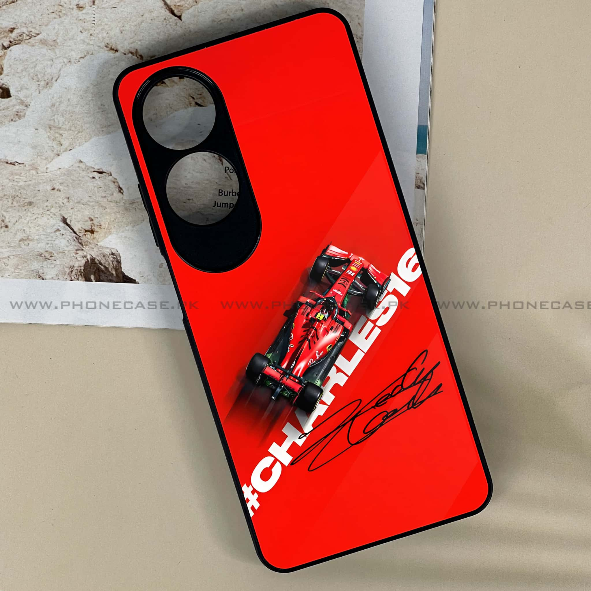 Oppo A60 - Formula 1 Series - Premium Printed Metal soft Bumper shock Proof Case