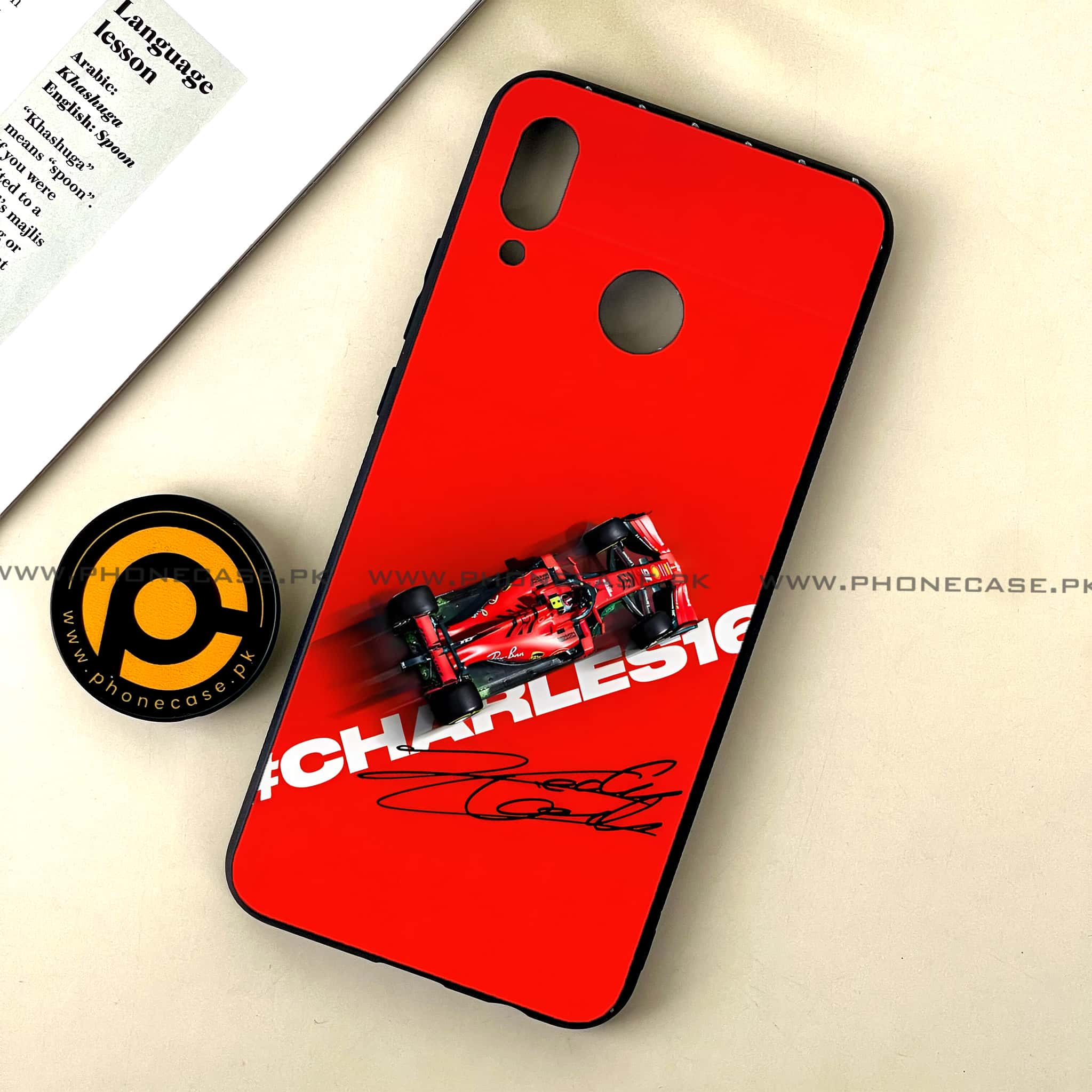 Huawei Nova 3 - Formula 1 Design Series - Premium Printed Glass soft Bumper shock Proof Case