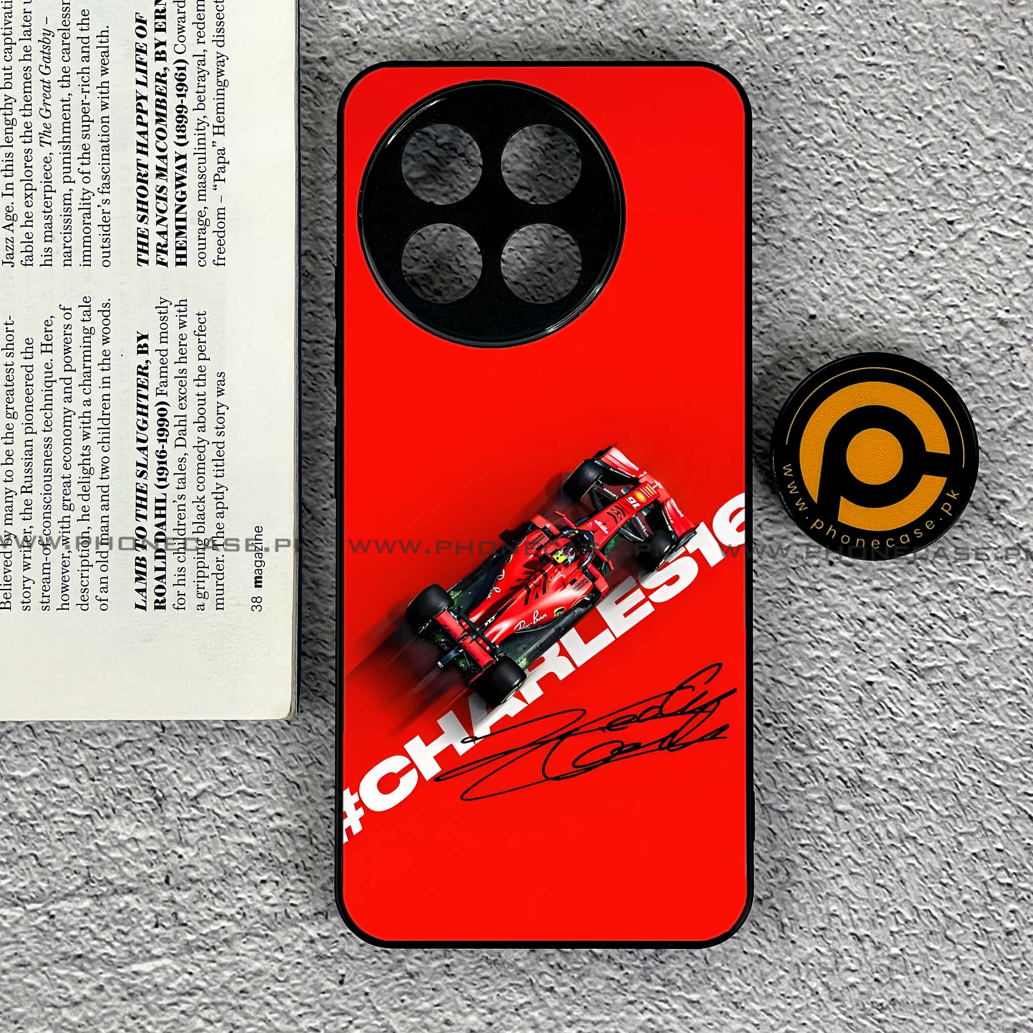 OnePlus Ace 5 - Formula 1 Design Series - Premium Metal Printed soft Bumper shock Proof Case