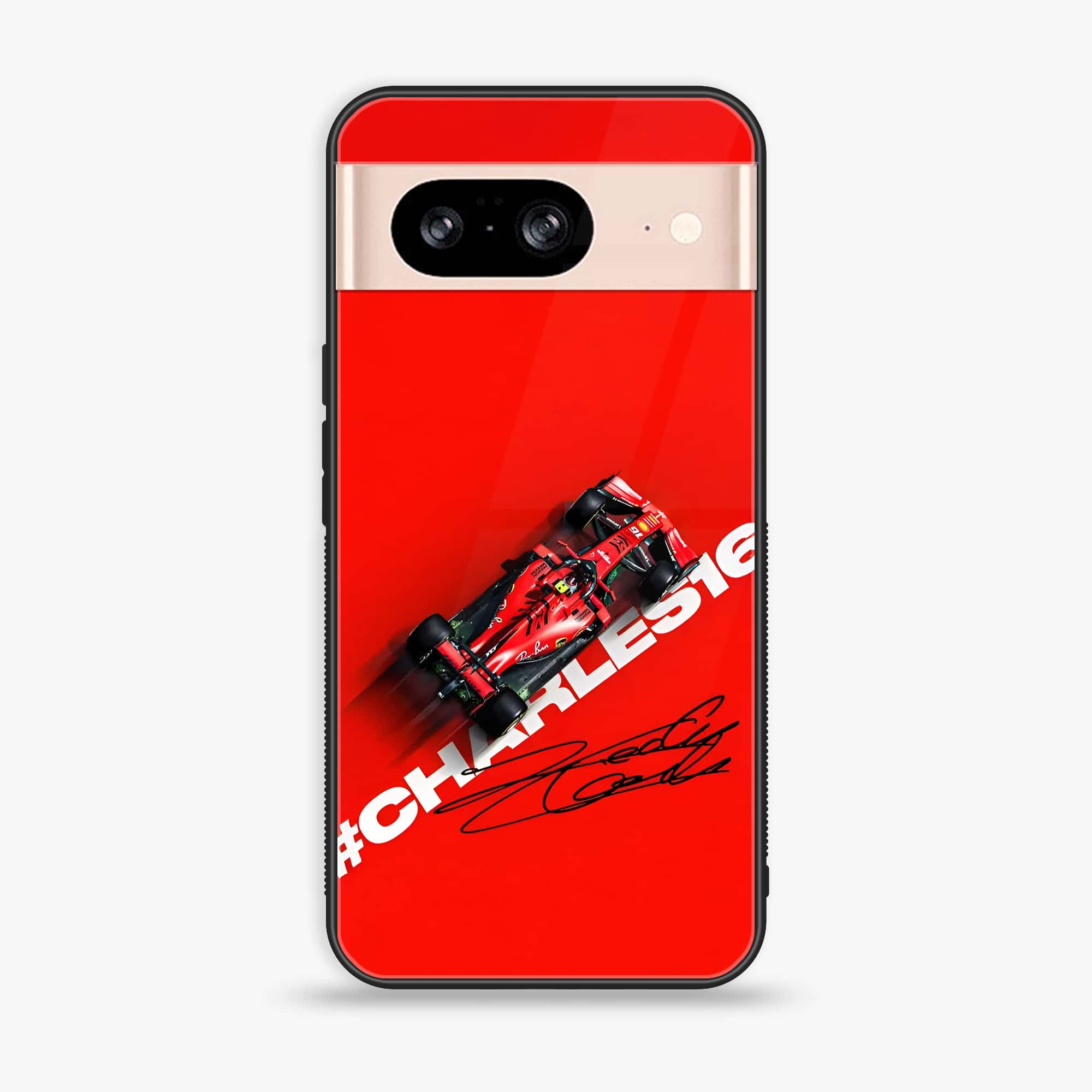Google Pixel 8 - Formula 1 Design Series - Premium Metal Printed soft Bumper Shock Proof Case