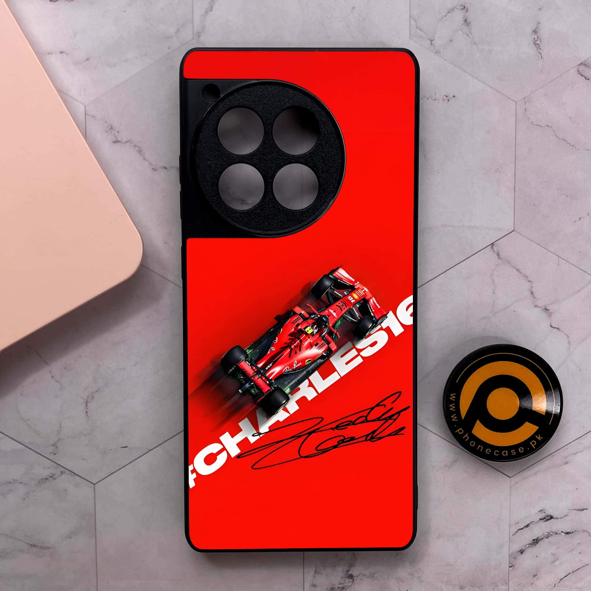 OnePlus 12R - Formula 1 Design Series - Premium Metal Printed soft Bumper shock Proof Case