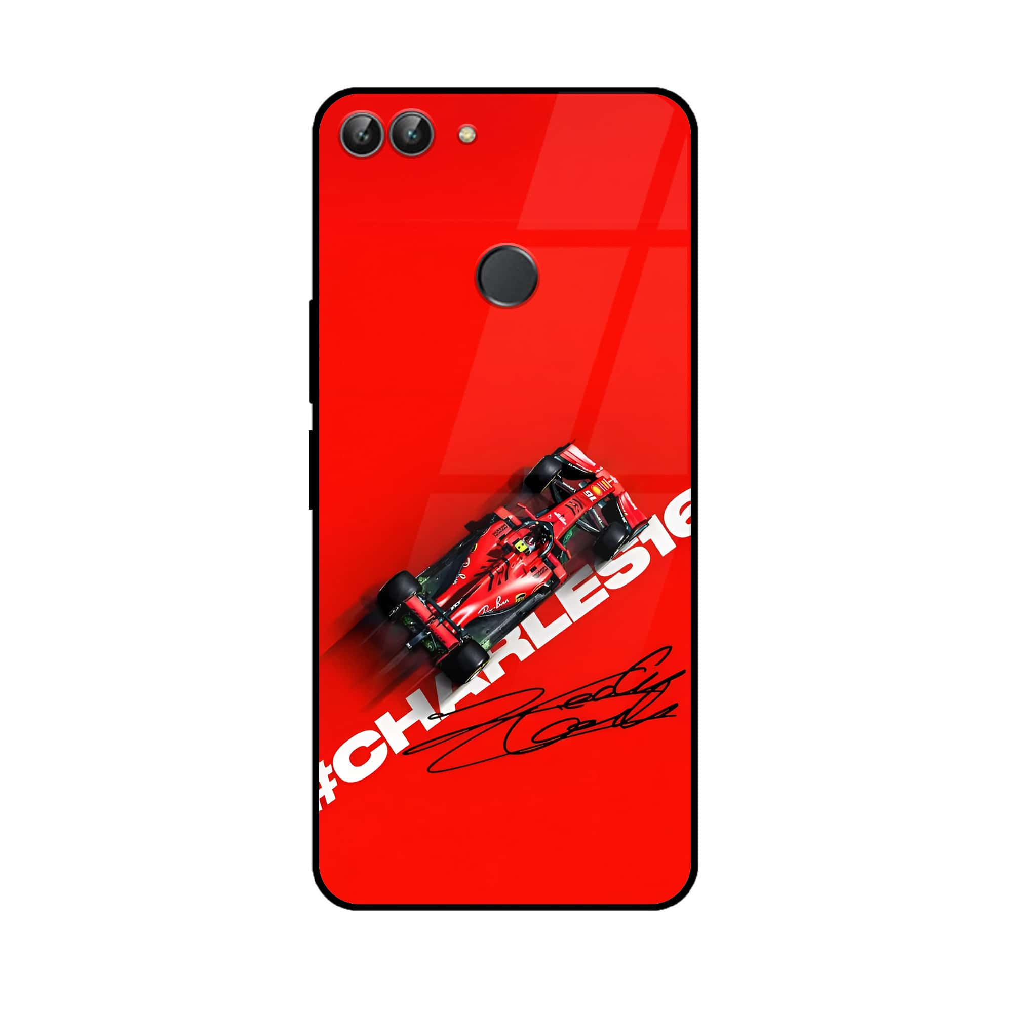 Huawei P Smart - Formula 1 Design - Premium Printed Glass soft Bumper shock Proof Case