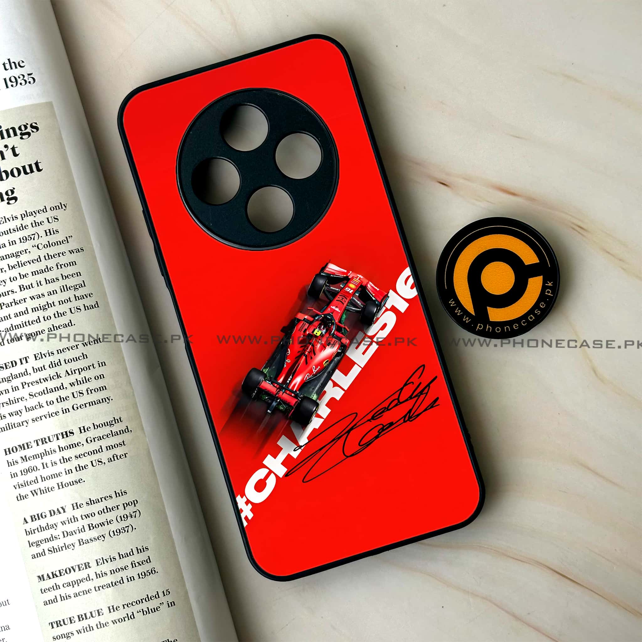 Oppo F27 Pro - Formula 1 Design Series - Premium Metal Printed soft Bumper Shock Proof Case