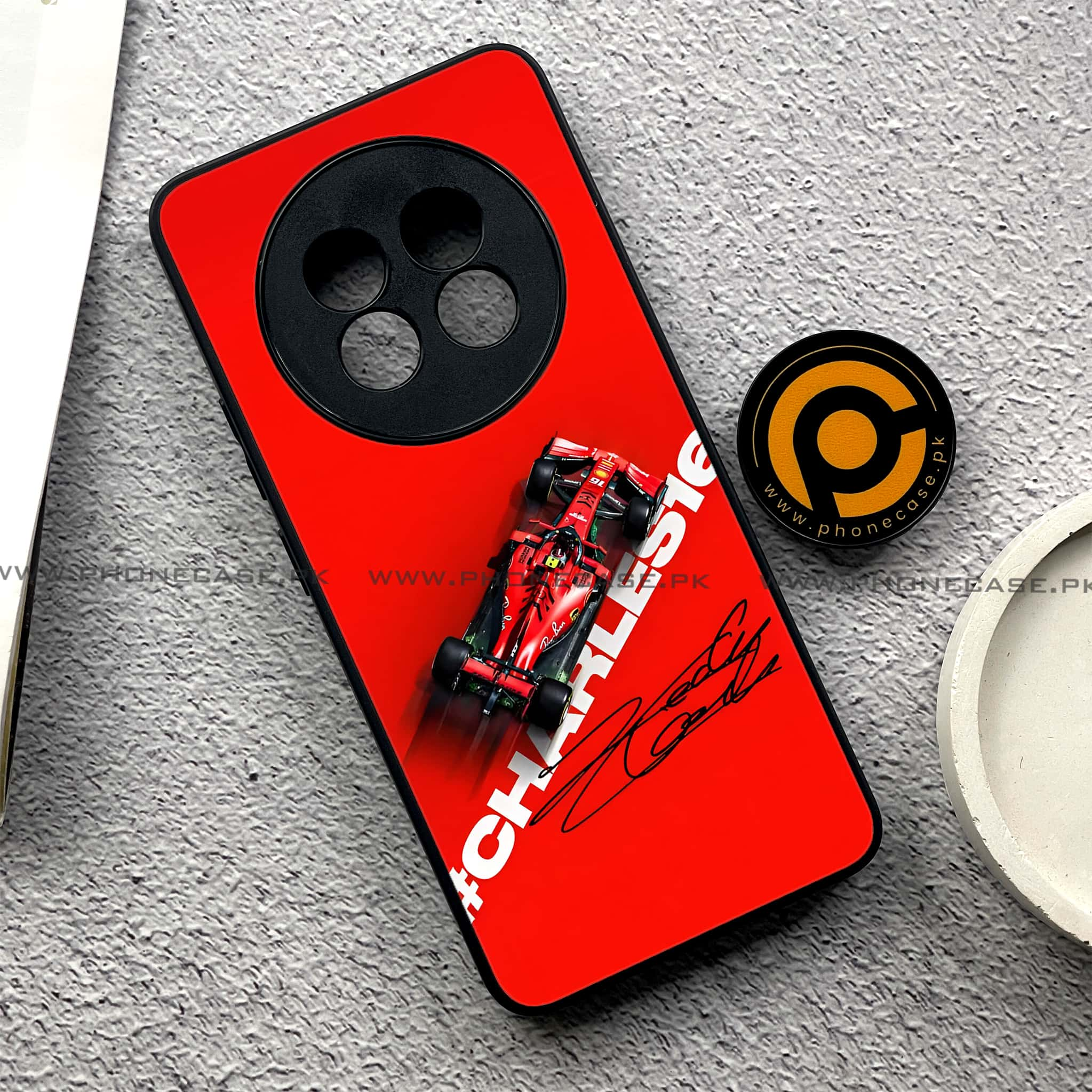 Realme 13 Plus - Formula 1 Design - Premium Printed Glass soft Bumper shock Proof Case