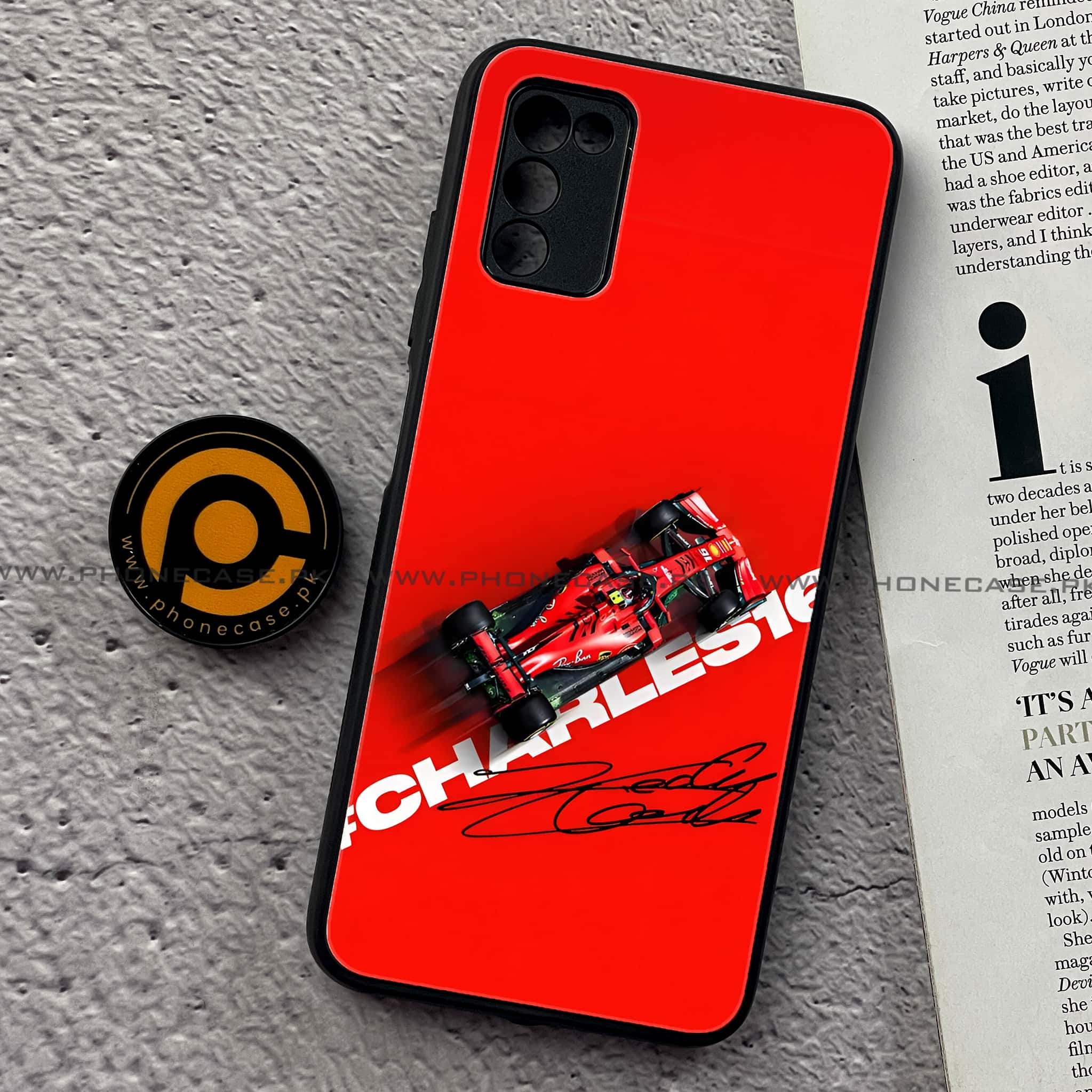 Samsung Galaxy A02s - Formula 1 Design Series - Premium Printed Metal soft Bumper shock Proof Case
