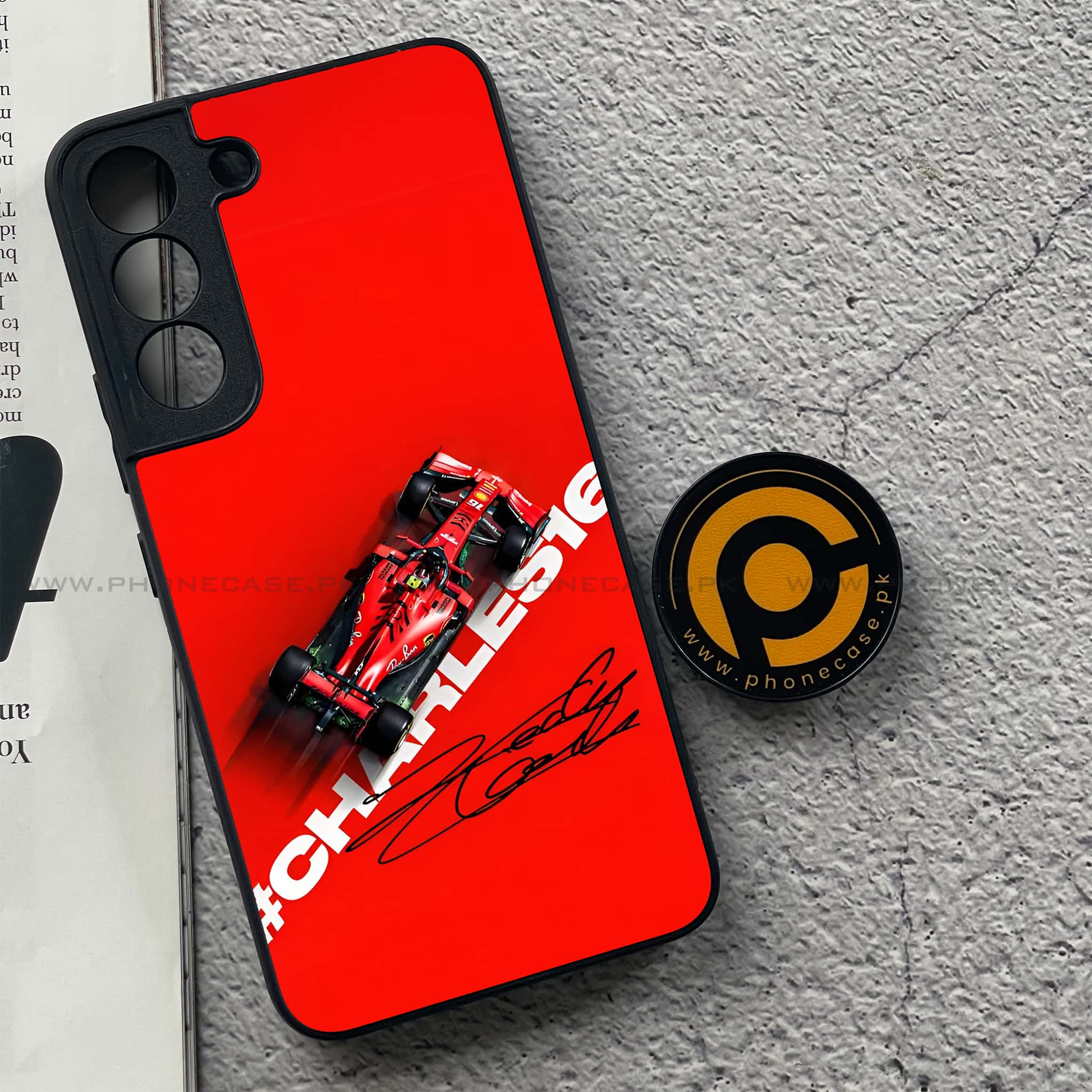 Samsung Galaxy S22 - Formula 1 Design Series - Premium Metal Printed soft Bumper shock Proof Case