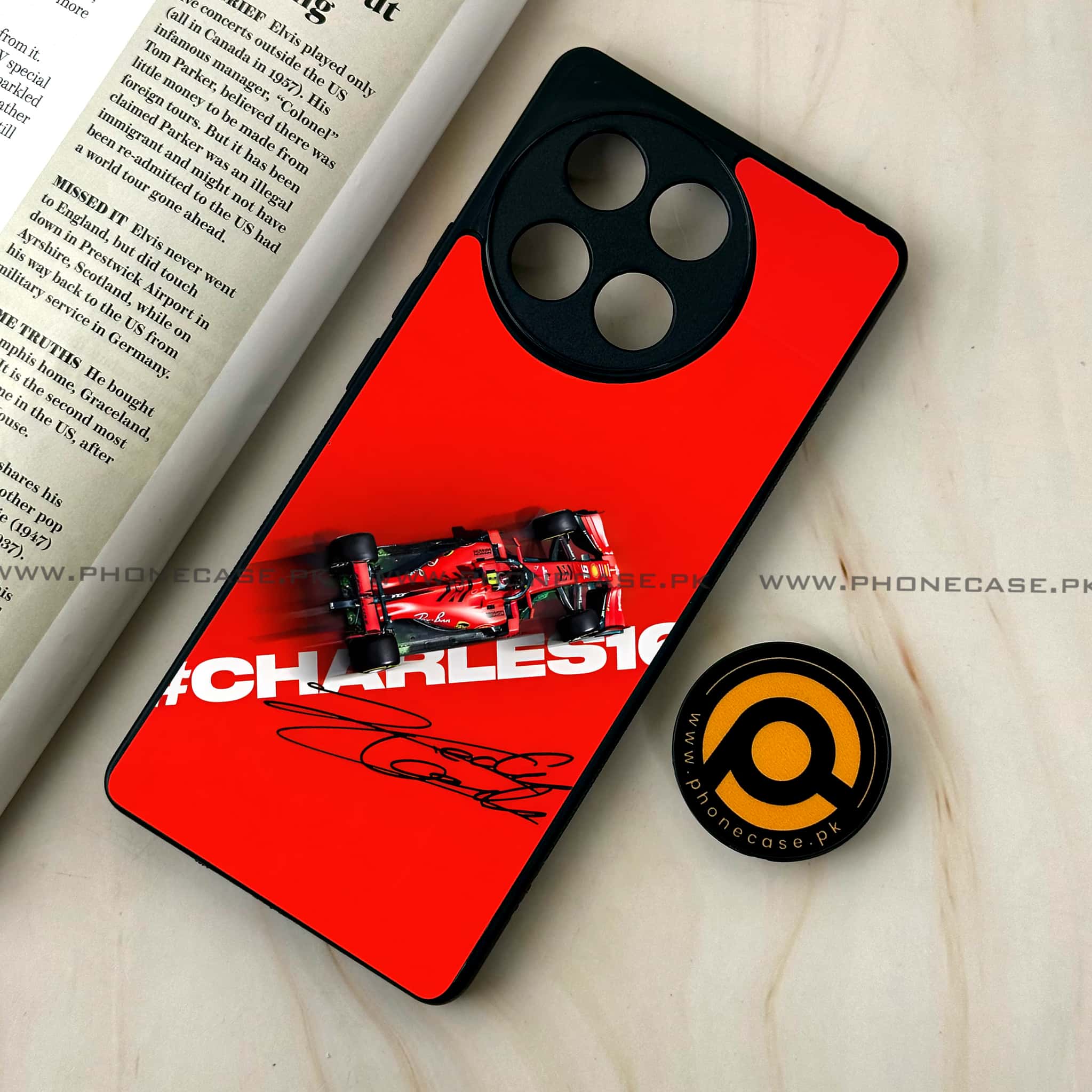 Tecno Camon 30s - Formula 1 Design - Premium Metal Printed soft Bumper shock Proof Case