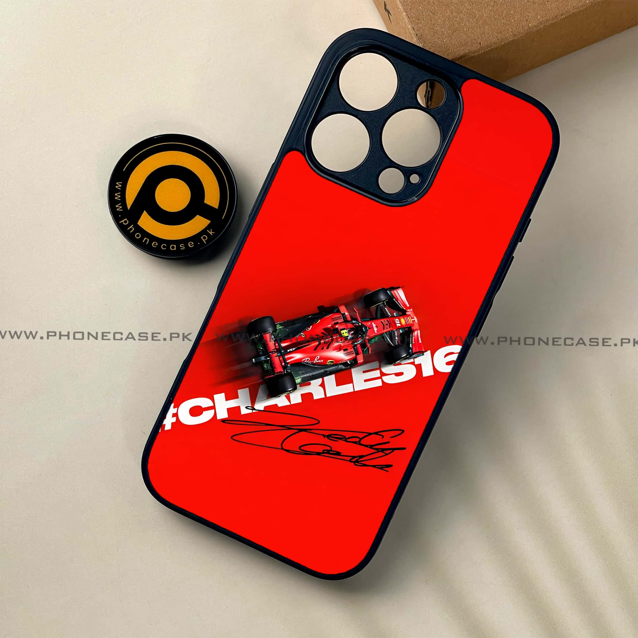 iPhone 16 Pro - Formula 1 Design - Premium Printed Glass soft Bumper shock Proof Case